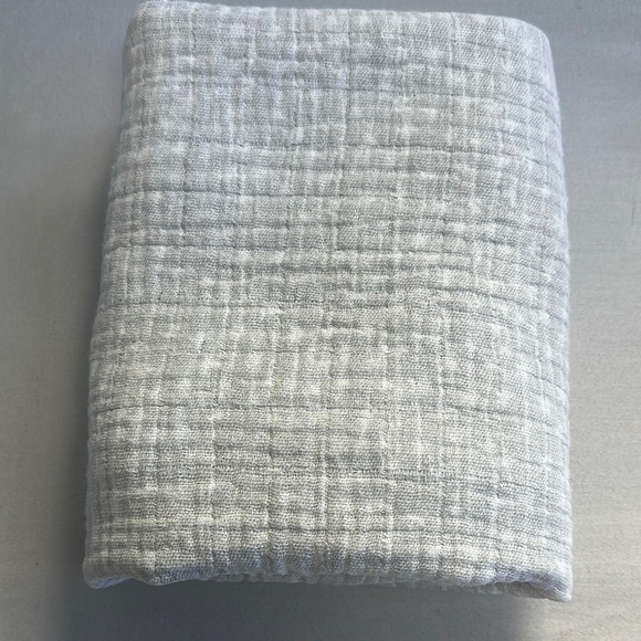 Necessities by Tenderlyme - Gray Cotton Swaddle Blanket - Picture 1 of 3